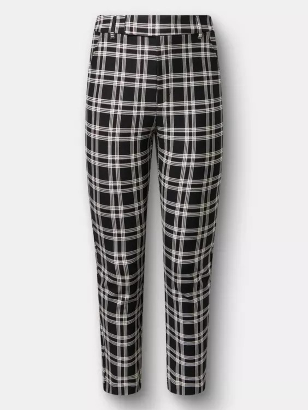 Torrid Plaid Studio High-Rise Ponte Trouser Pant US Women's Size 12